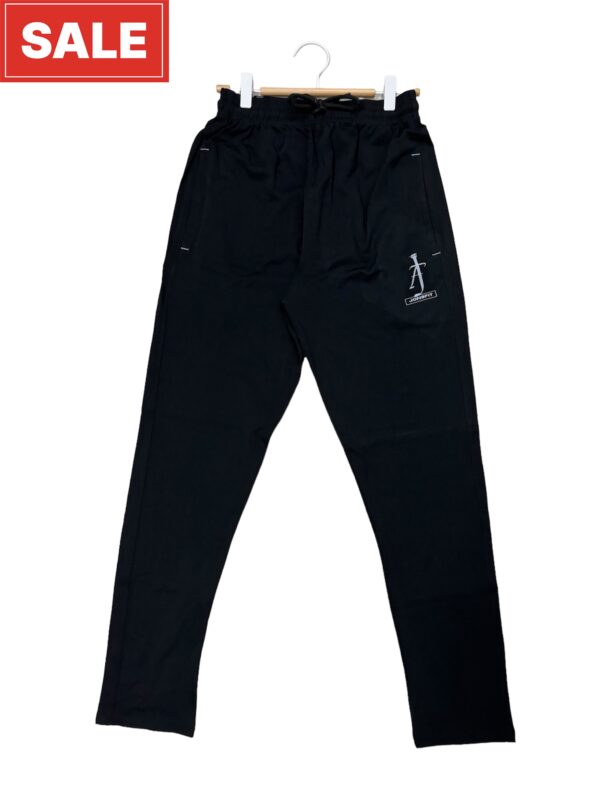 Black sports trackpants